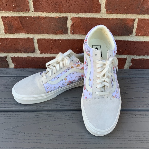 vans marshmallow floral